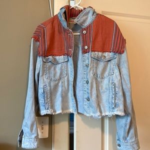 Free People Jean Jacket, Size XS Fits like S-M